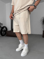 Basic Textured Shorts