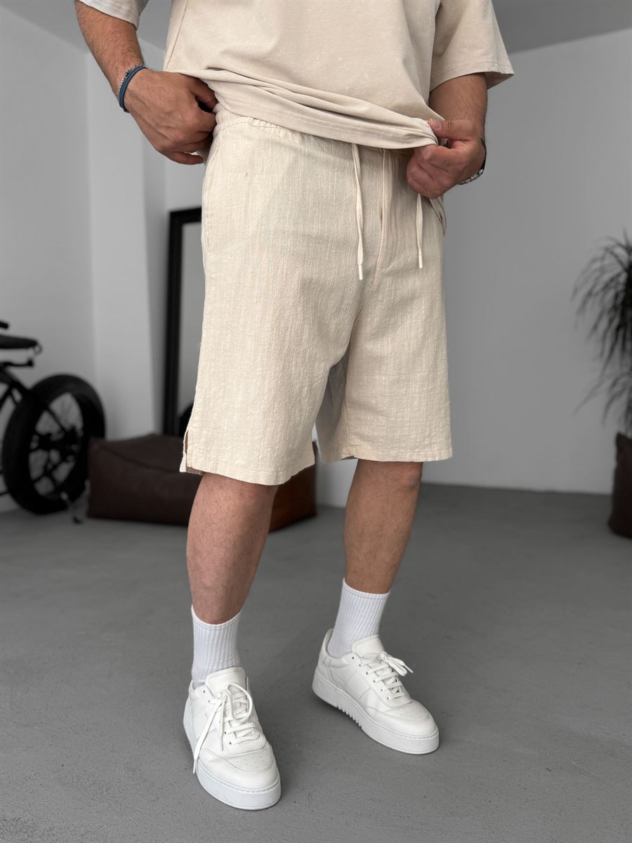 Basic Textured Shorts