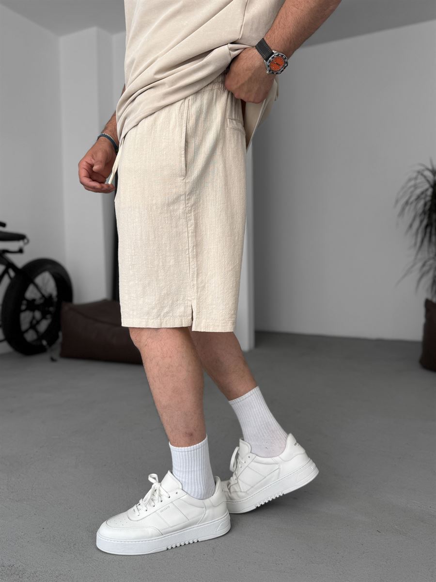 Basic Textured Shorts