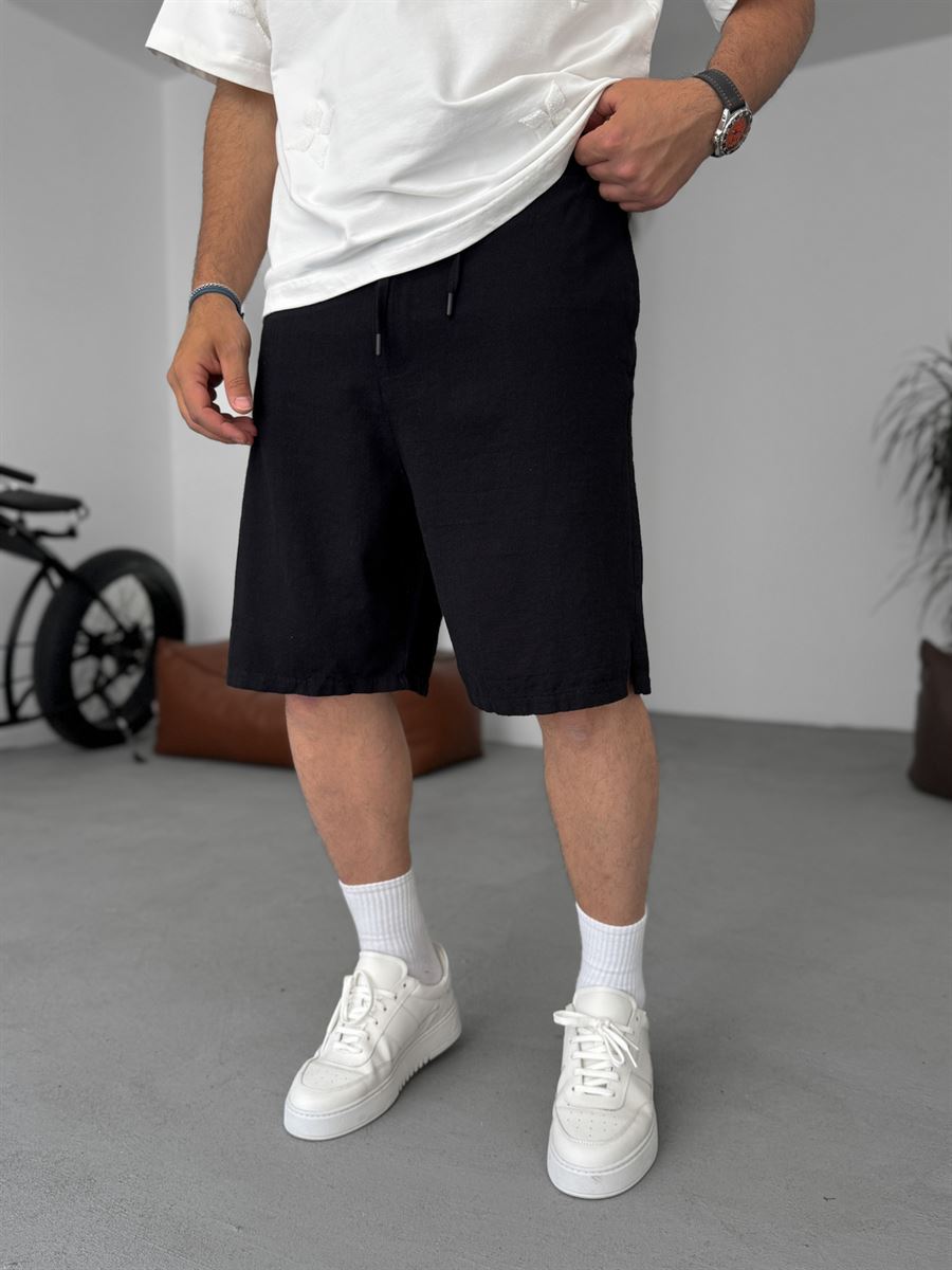 Basic Textured Shorts