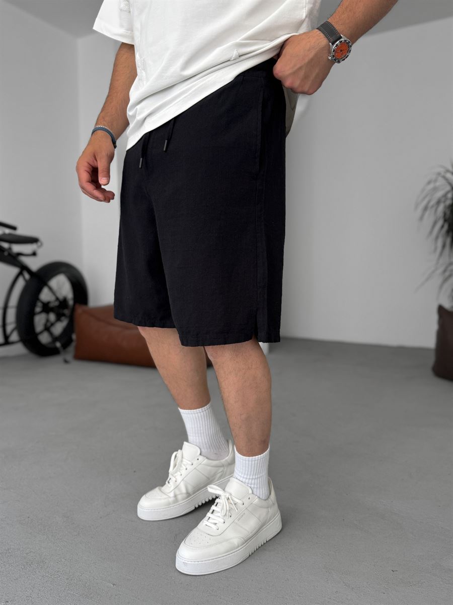 Basic Textured Shorts