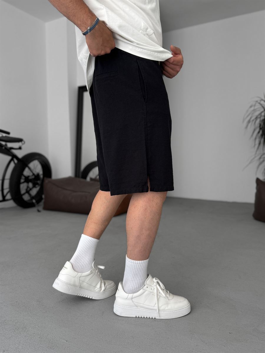 Basic Textured Shorts