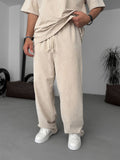 Washed Straight Leg Sweatpants