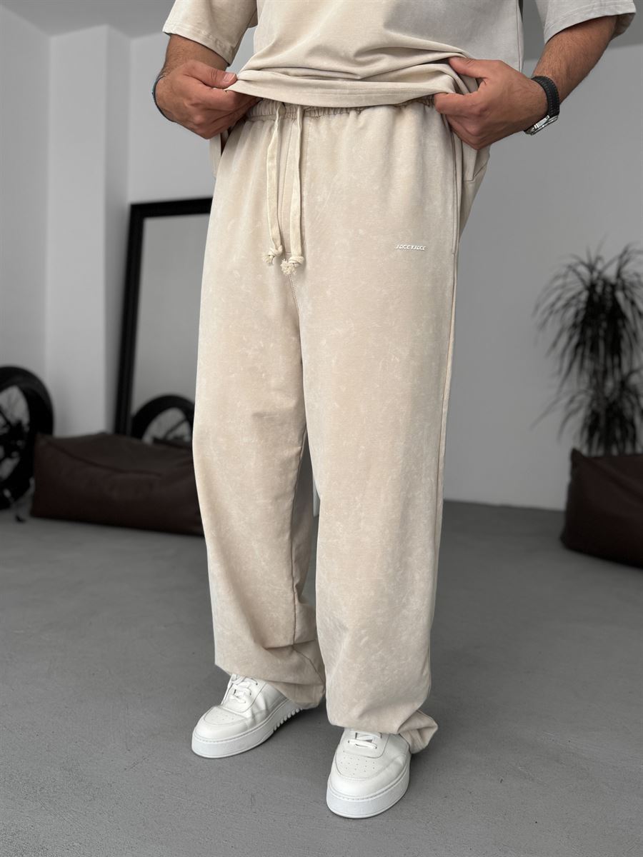 Washed Straight Leg Sweatpants