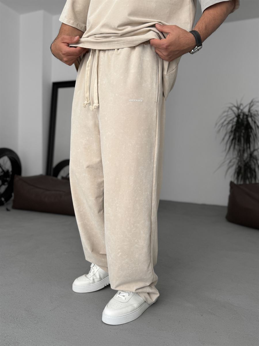 Washed Straight Leg Sweatpants