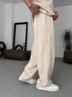 Washed Straight Leg Sweatpants