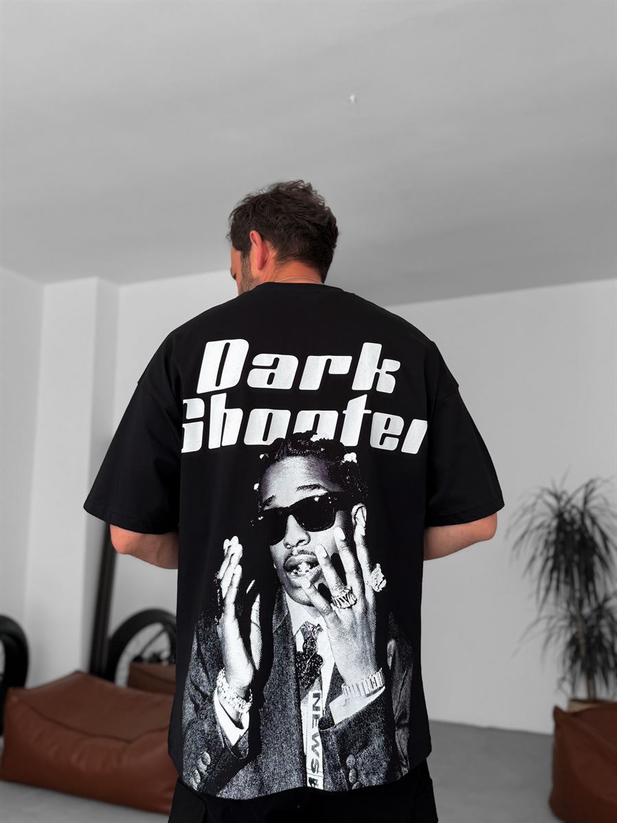 Dark Shooter Printed Oversize T-Shirt