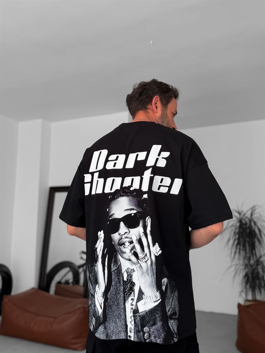 Dark Shooter Printed Oversize T-Shirt