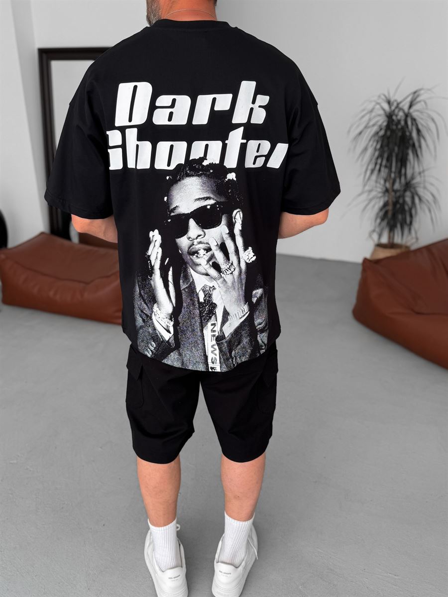 Dark Shooter Printed Oversize T-Shirt