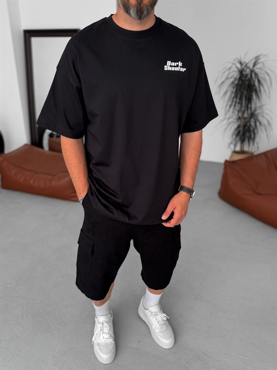 Dark Shooter Printed Oversize T-Shirt