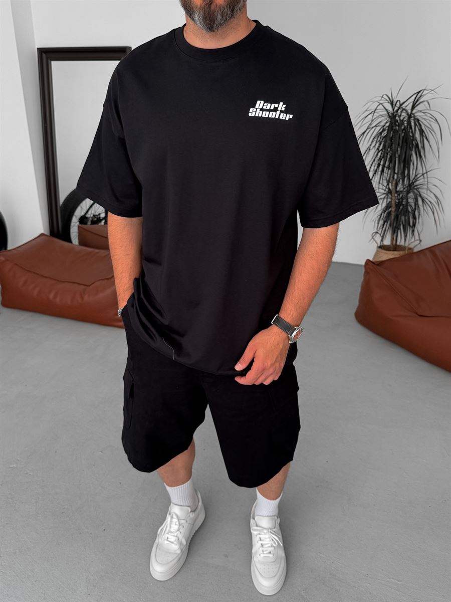 Dark Shooter Printed Oversize T-Shirt
