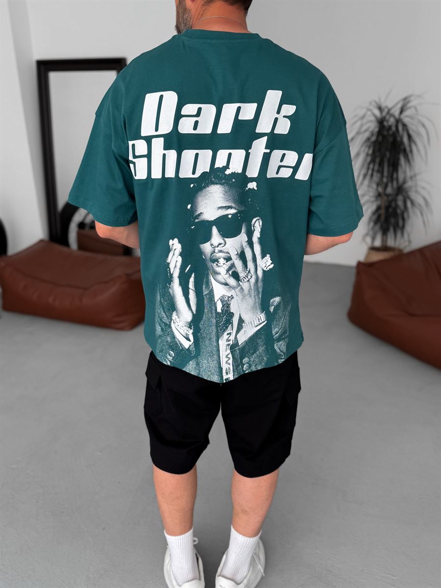 Dark Shooter Printed Oversize T-Shirt