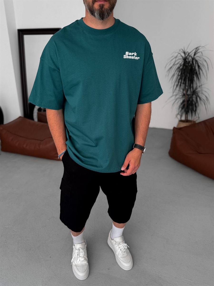 Dark Shooter Printed Oversize T-Shirt
