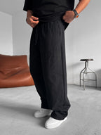 Baggy Pants with Front Patch Details