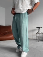 Baggy Pants with Front Patch Details