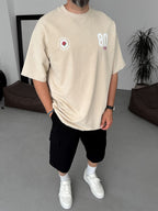 80 Printed Washed Oversize T-Shirt