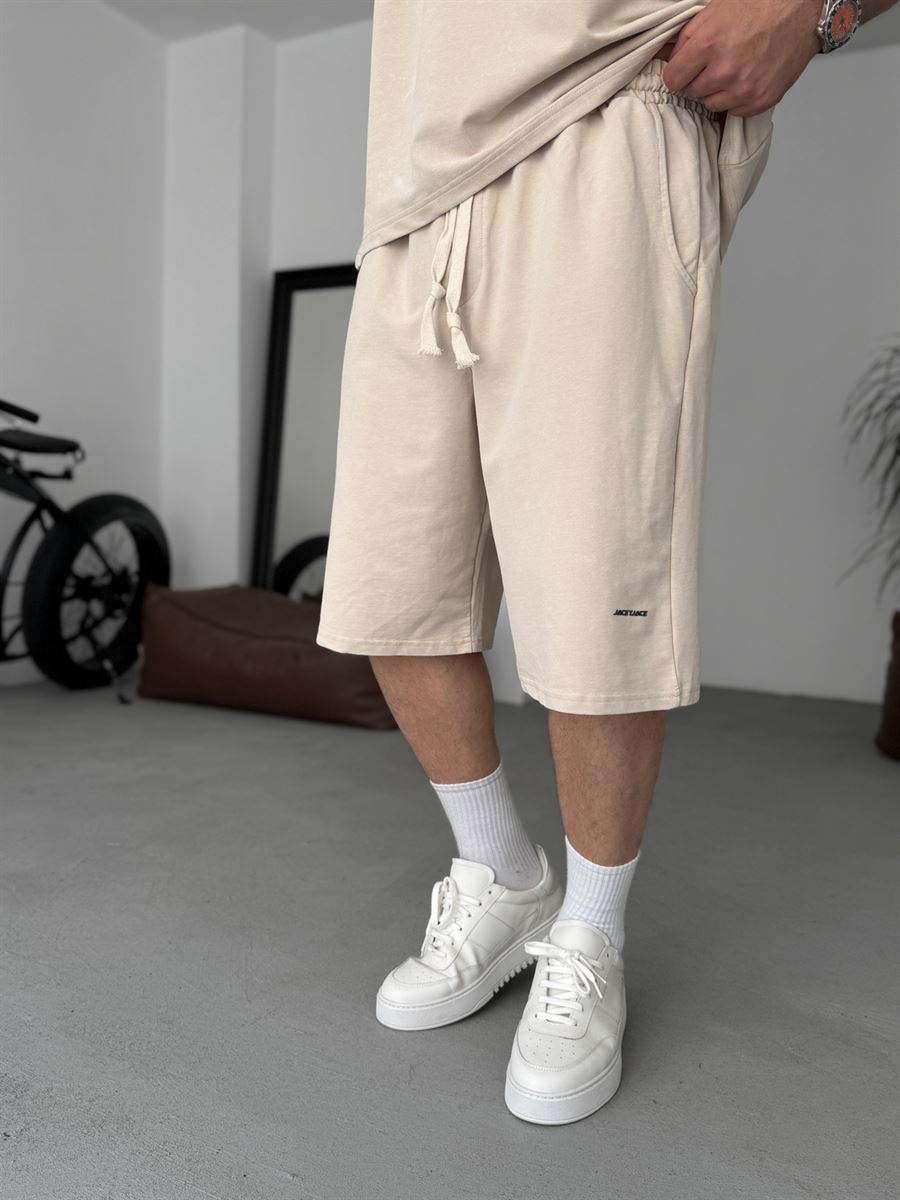 Washed Basic Shorts