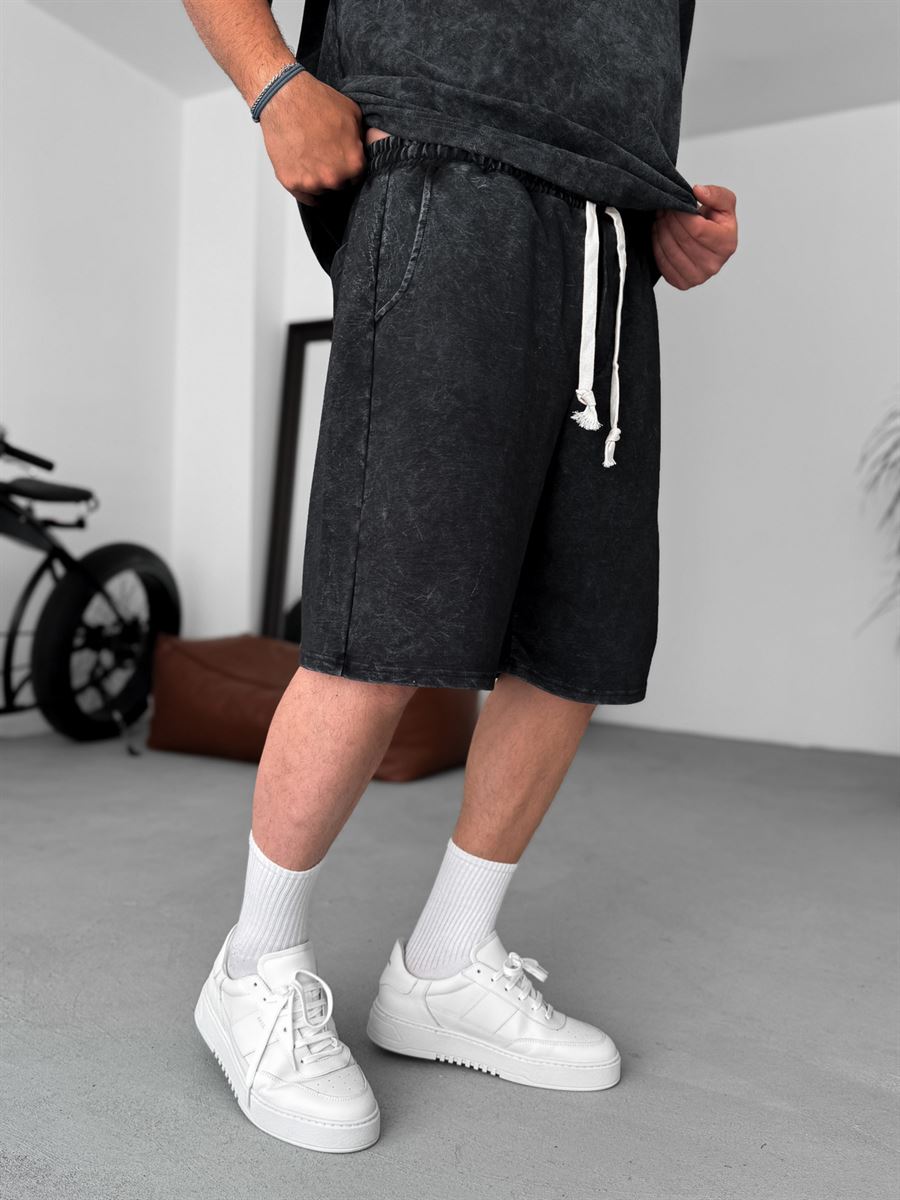 Washed Basic Shorts