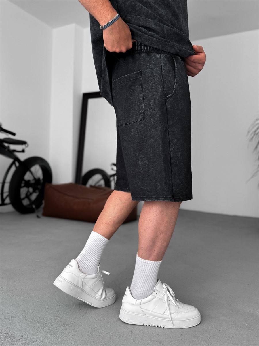 Washed Basic Shorts