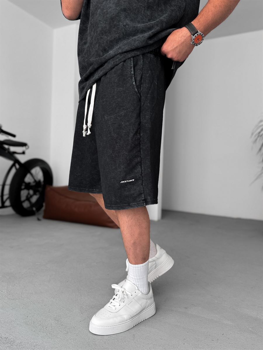 Washed Basic Shorts