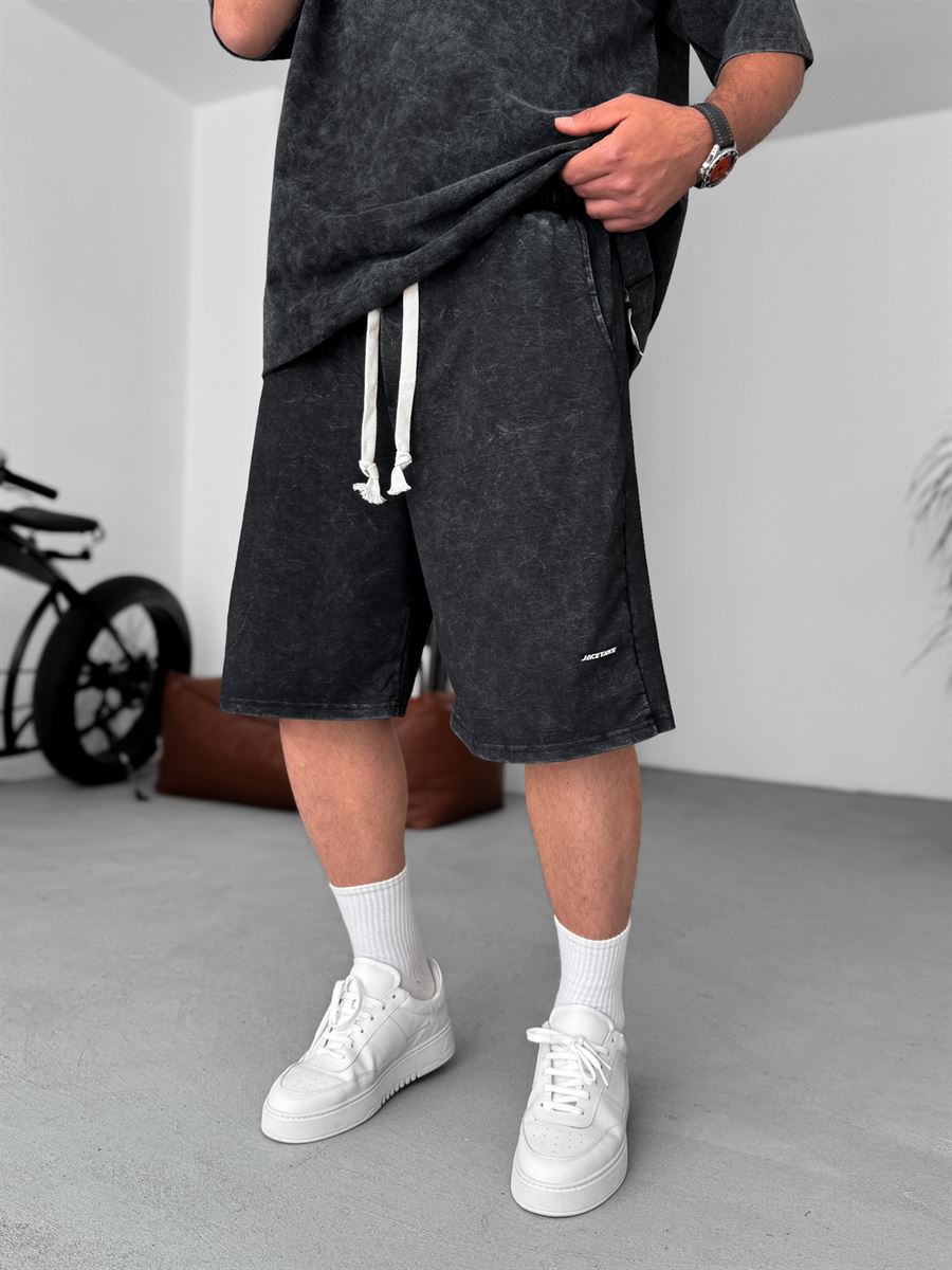 Washed Basic Shorts