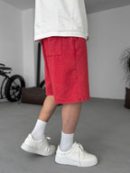 Washed Basic Shorts