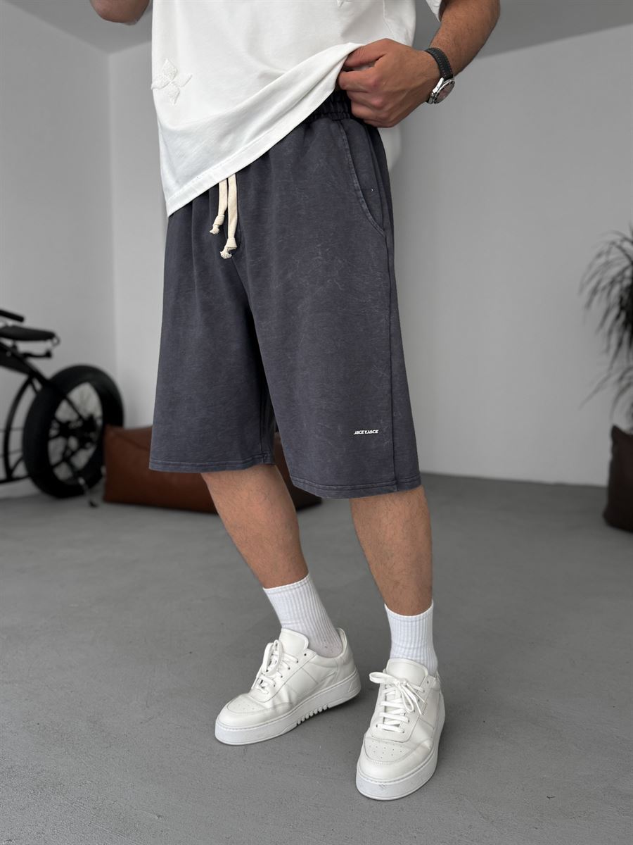 Washed Basic Shorts