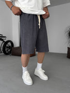 Washed Basic Shorts