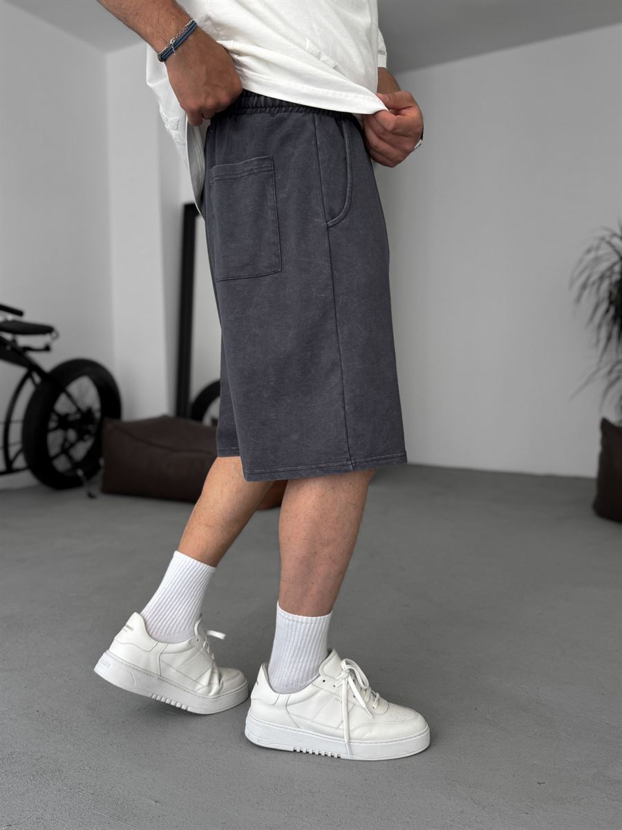 Washed Basic Shorts