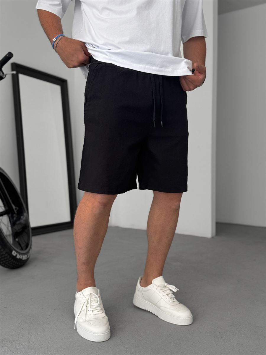 Basic Cotton Linen Shorts