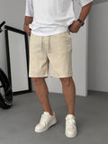 Basic Cotton Linen Shorts
