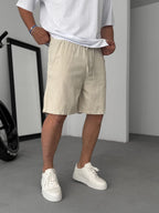 Basic Cotton Linen Shorts