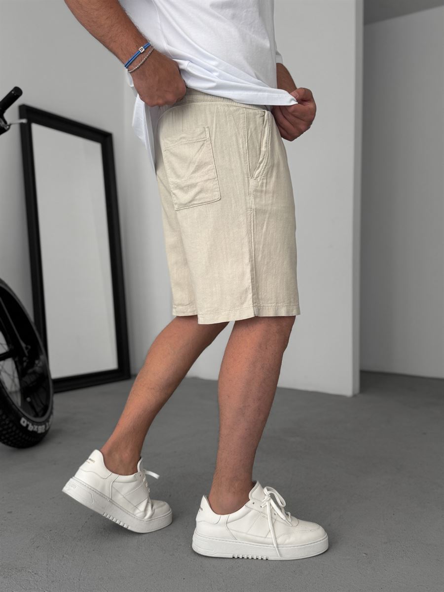 Basic Cotton Linen Shorts