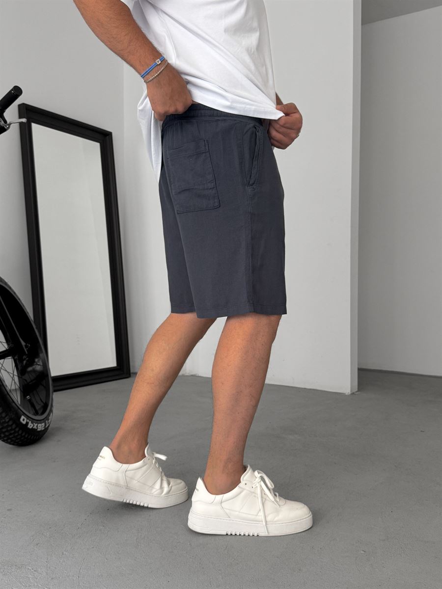 Basic Cotton Linen Shorts