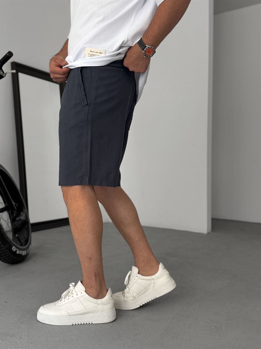 Basic Cotton Linen Shorts