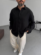 Thin Fabric Oversize Shirt