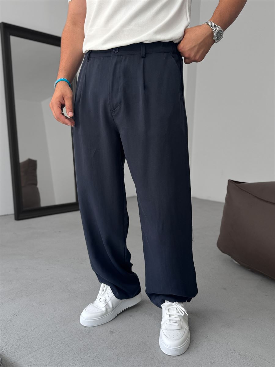 Tencel Fabric Baggy Pants