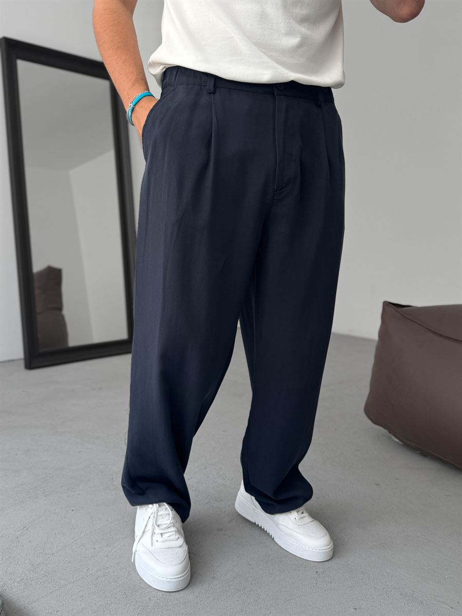 Tencel Fabric Baggy Pants