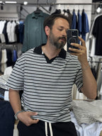 Striped V-Neck T-Shirt