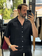 Dreams Embroidered Shirt with Pockets