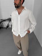 Modal Fabric Long Sleeve Shirt