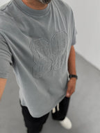 88 Patched Washed T-Shirt