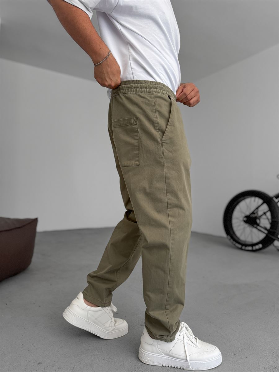 Carrot Cut Gabardine Pants