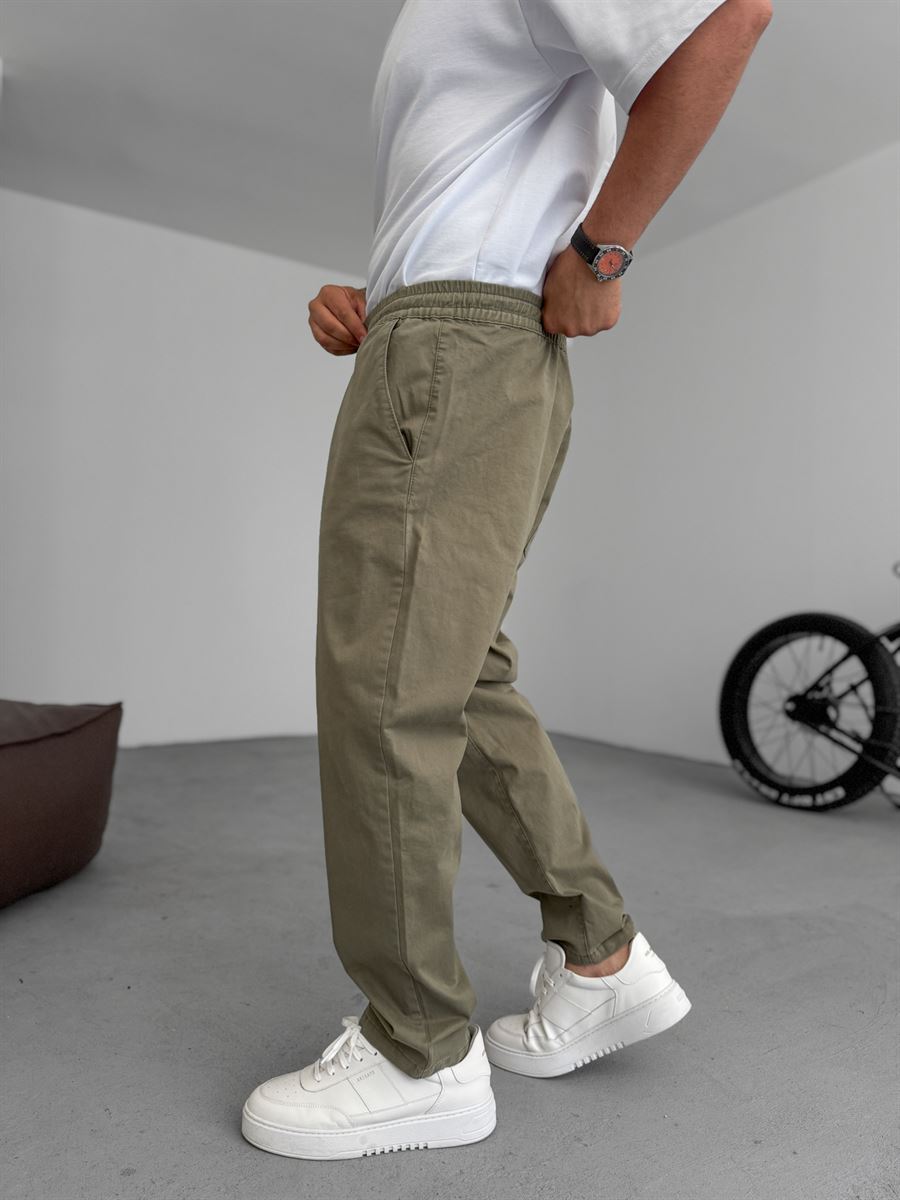 Carrot Cut Gabardine Pants