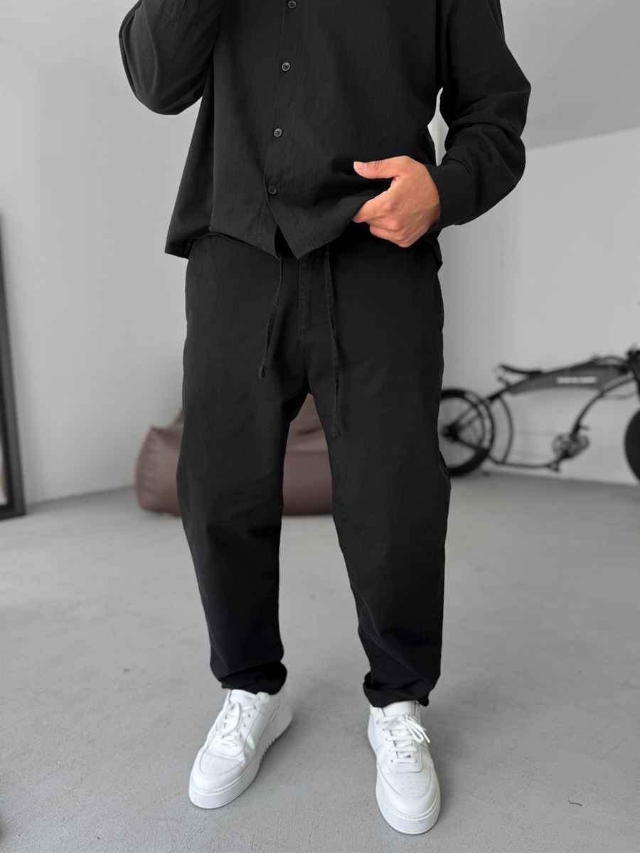 Carrot Cut Gabardine Pants