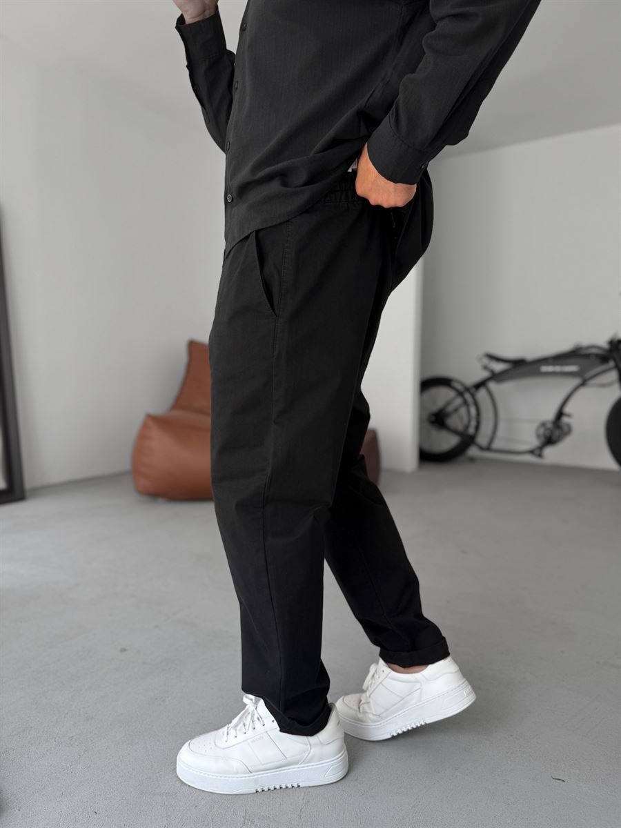 Carrot Cut Gabardine Pants