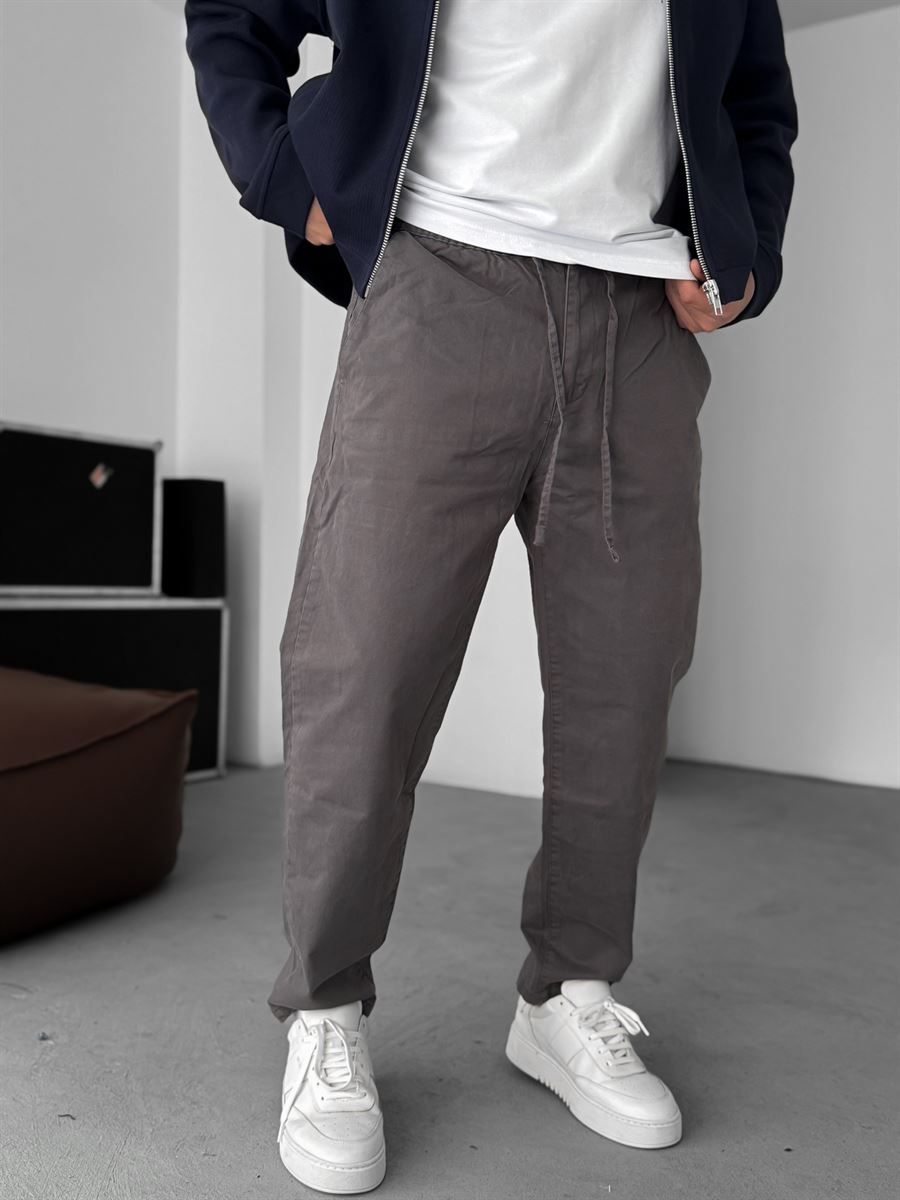 Carrot Cut Gabardine Pants