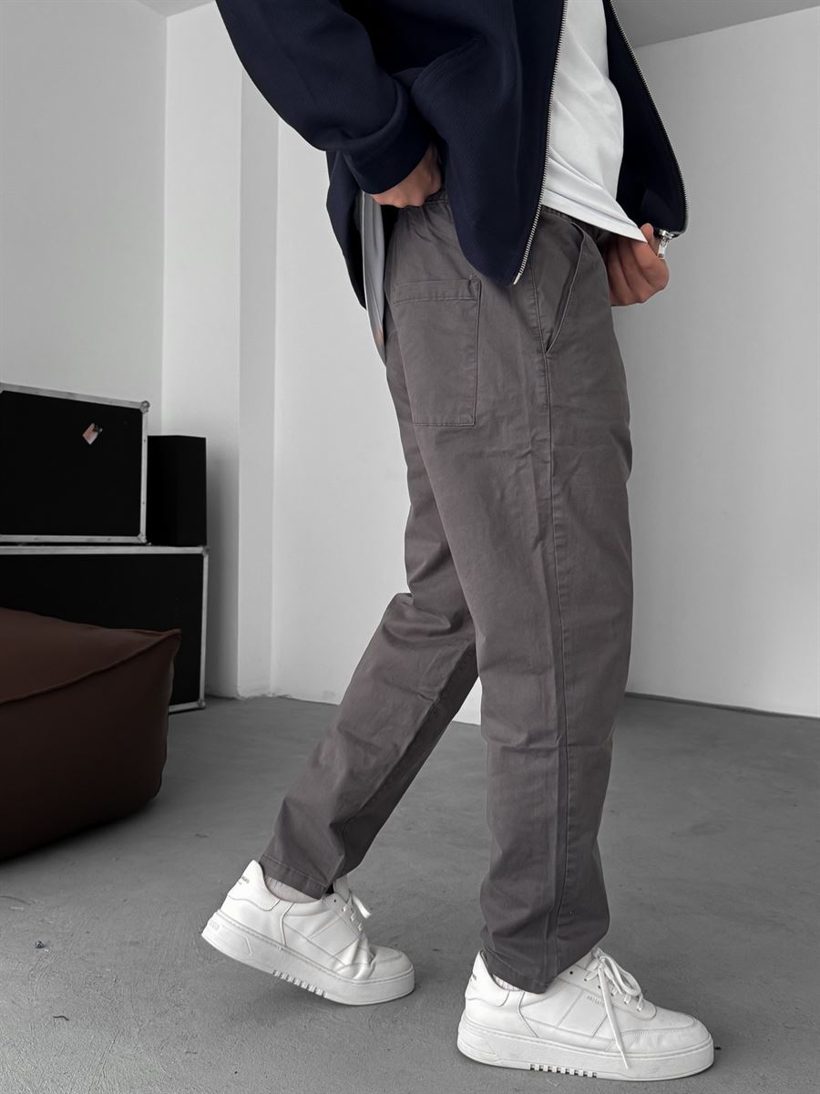 Carrot Cut Gabardine Pants