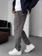 Carrot Cut Gabardine Pants