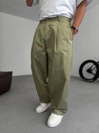 Pleated Relaxed Fit Pants